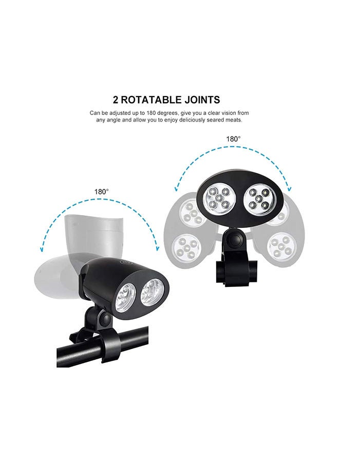 جيرينك مصباح للشواية يعمل باللمس ومزود بمفتاح حساس للشواء أسود 3.6x4.6x4.2سم - Image 3