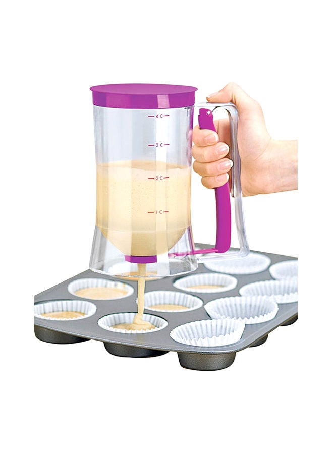 Generic - Batter Dispenser For Cupcake Pancake Clear/Violet 1.3ml - Image 1