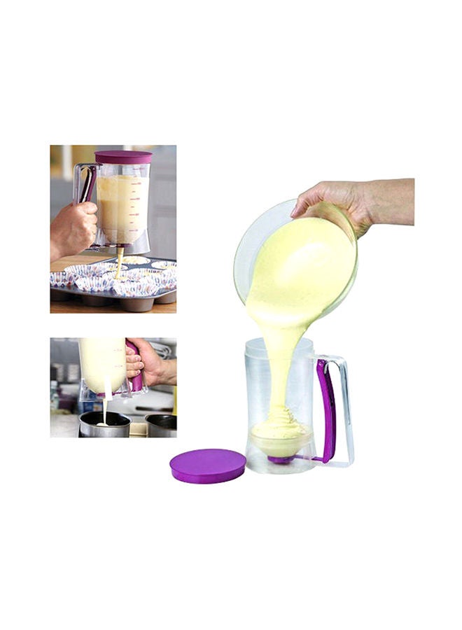 Generic - Batter Dispenser For Cupcake Pancake Clear/Violet 1.3ml - Image 1