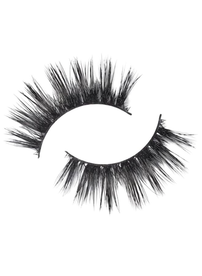 Pair Of Express Mink Lazy Strip Eyelashes Black