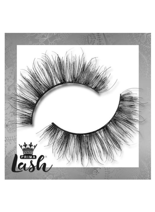 Pair Of Professional Lux Strip Eyelashes Black
