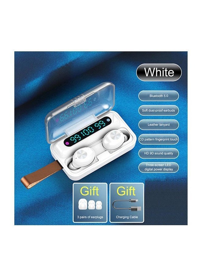 Generic Bluetooth In-Ear Earbuds With Digital Charging Case White  - Image 2