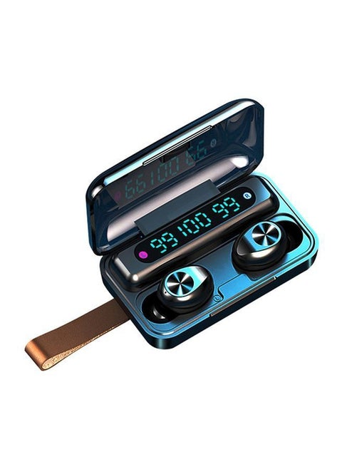 Bluetooth In-Ear Earbuds With Digital Charging Case Black