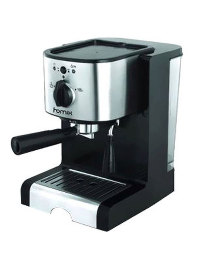 homix Cappuccino Machine 1.25L 1.25 L 1470.0 W CM4637-CB Black/Silver - Image 1