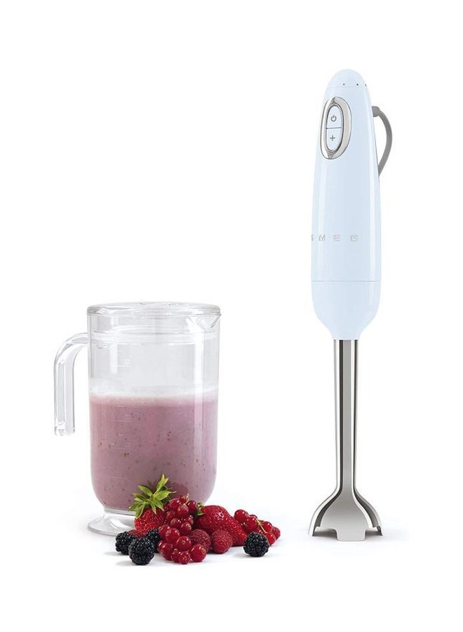 smeg Hand Blender 700W HBF02PBEU Pastel Blue/Clear/Silver  - Image 3