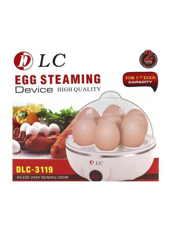دي إل سي  - جهاز طهي البيض بالبخار بقدرة 350 وات 350.0 W DLC3119 أبيض/ شفاف - Image 1