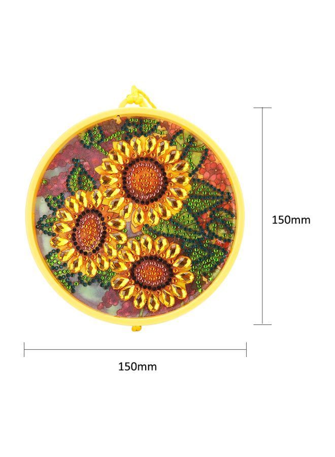 5D Diamond Painting LED Hanging Night Lamp With Tassel Yellow/Green/Brown - Image 3