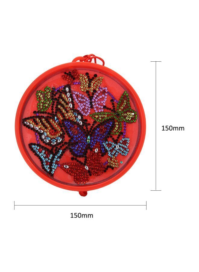 5D Diamond Painting LED Hanging Night Lamp With Tassel Red/Blue/Green - Image 3