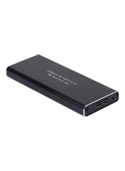 USB3.0 SSD Adapter External Hard Disk Case Black