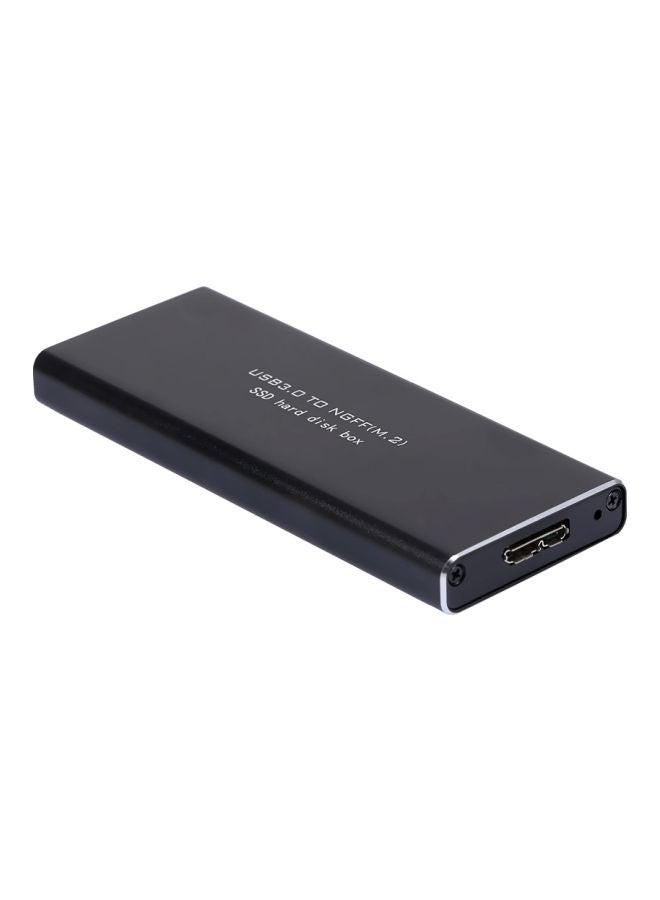 USB3.0 SSD Adapter External Hard Disk Case Black