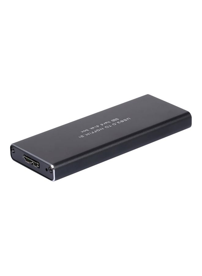 USB3.0 SSD Adapter External Hard Disk Case Black