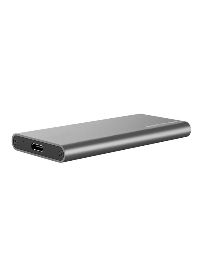 mSATA SSD Hard Disk Case Silver Grey