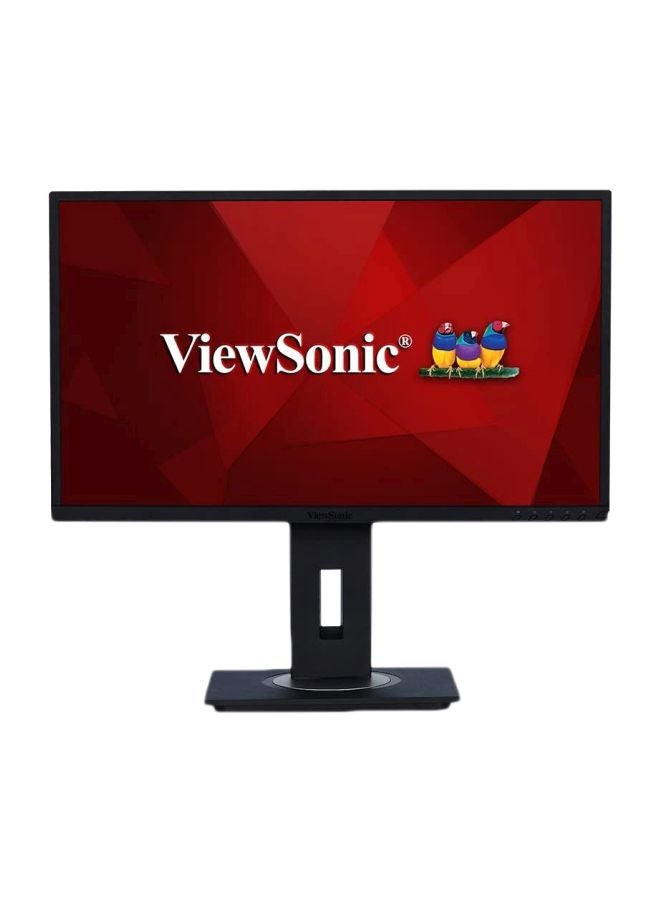 ViewSonic - 24 Advanced Ergonomics Business Monitor VG2448, Narrow bezel, HDMI, DisplayPort and VGA inputs, SuperClear® IPS technology, Internal Speakers, Adjustable Stand ( Swivel, Tilt, Pivot) Black - Image 1