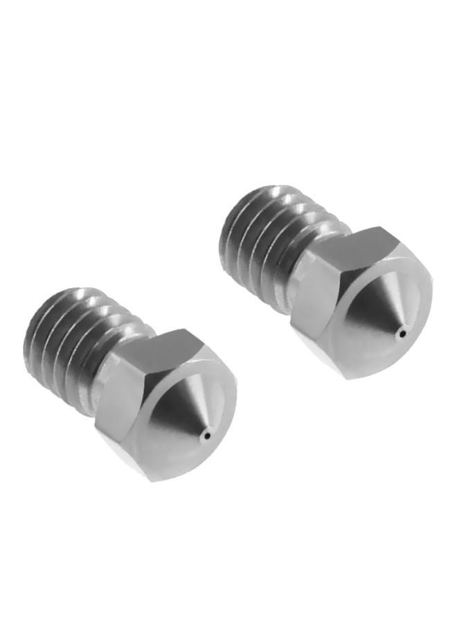 10-Piece V6 Nozzle Set Silver - Image 3