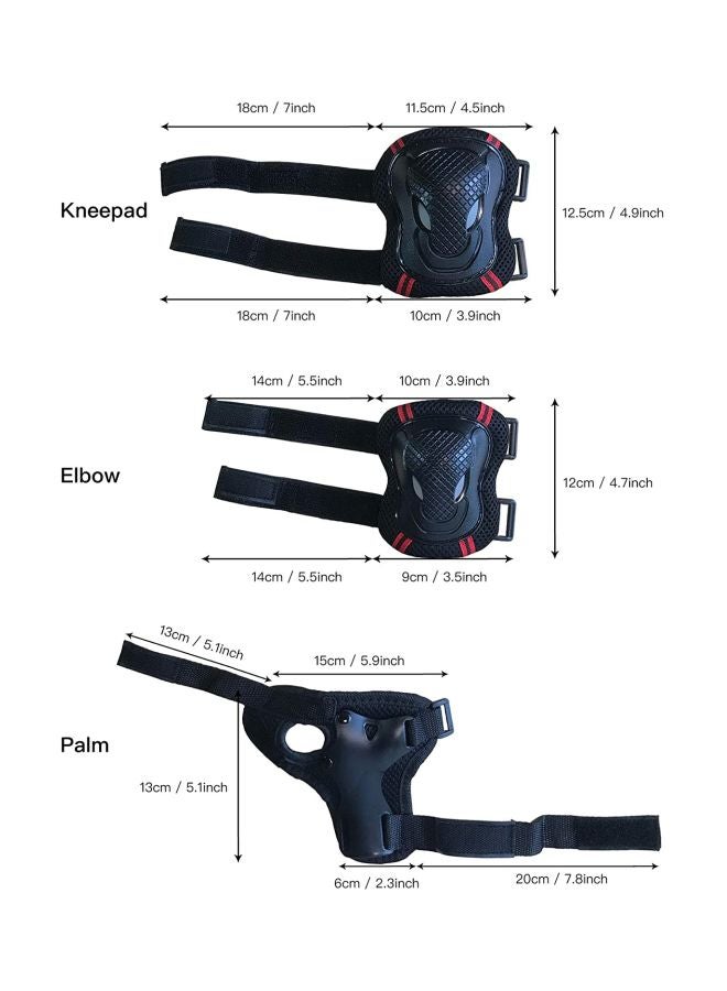 Generic - 7-In-1 Skateboard Protective Gear Set L - Image 1