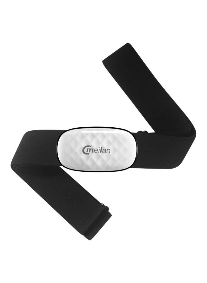 Meilan C5 Heart Rate Monitor Fitness Tracker Black/White - Image 1