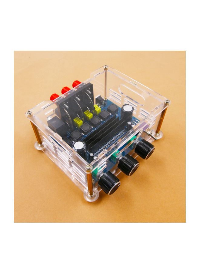 آنسيلف مضخم صوت رقمي إلكتروني 2.1 DE6996 أسود/ أحمر/ شفاف - Image 2