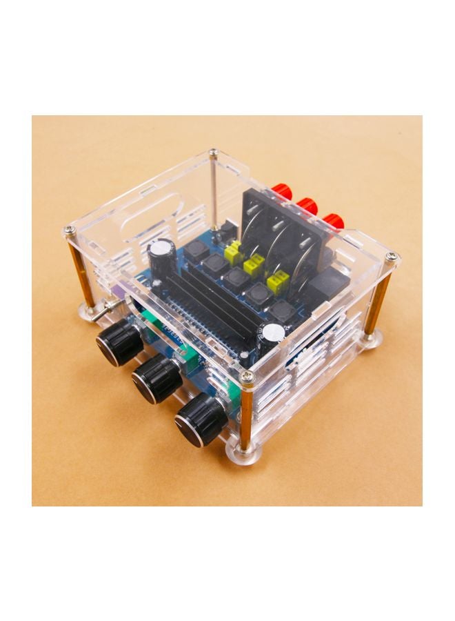 آنسيلف مضخم صوت رقمي إلكتروني 2.1 DE6996 أسود/ أحمر/ شفاف - Image 3