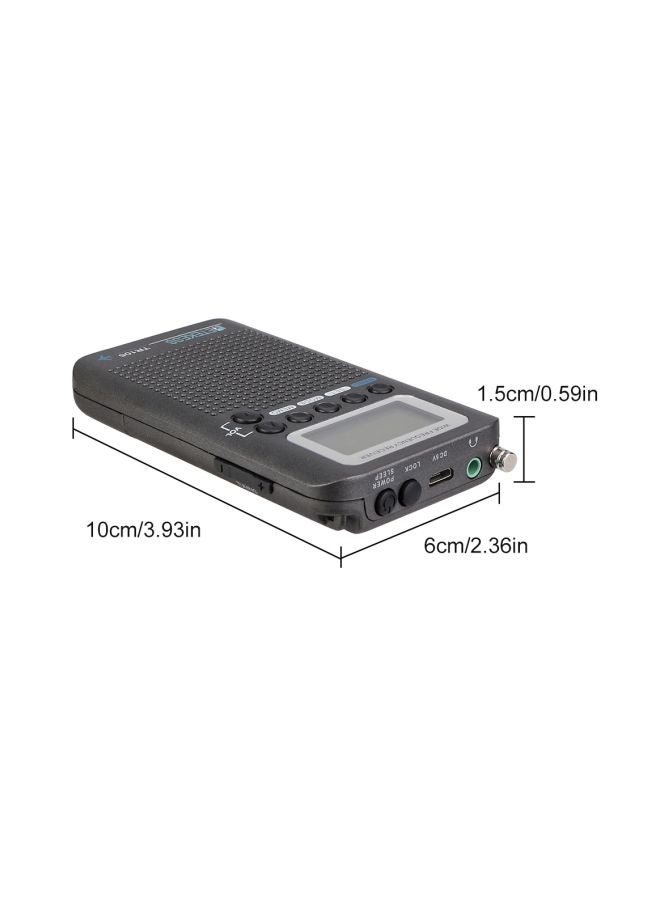 Retekess - Portable Aircraft Band Radio TR105 Grey - Image 1
