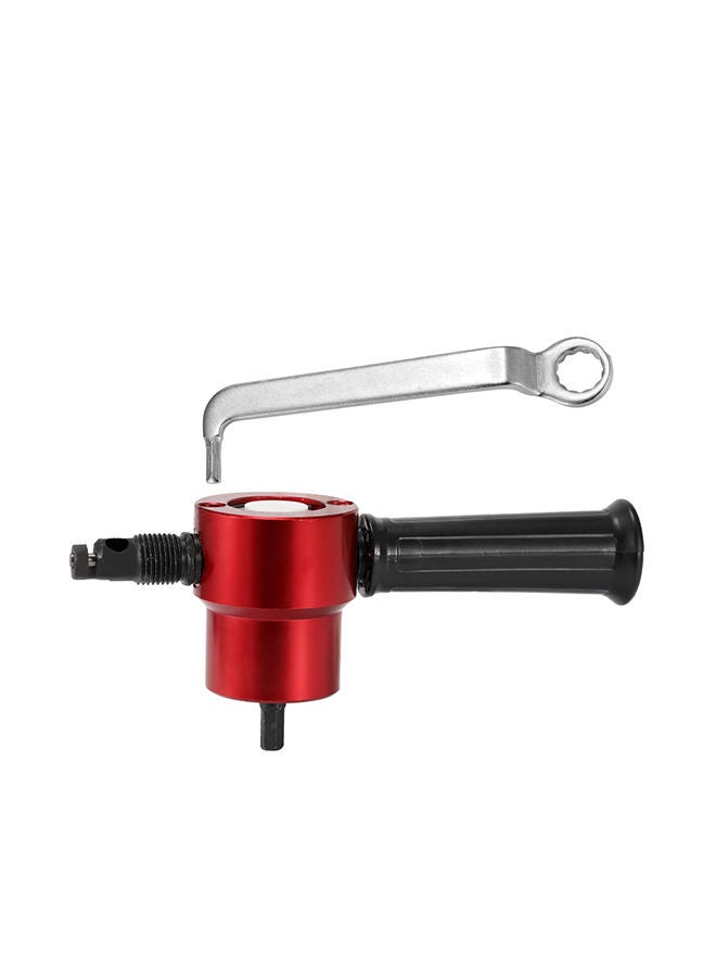 Double Headed Sheet Metal Nibbler Cutter Red/Black/Silver - Image 1