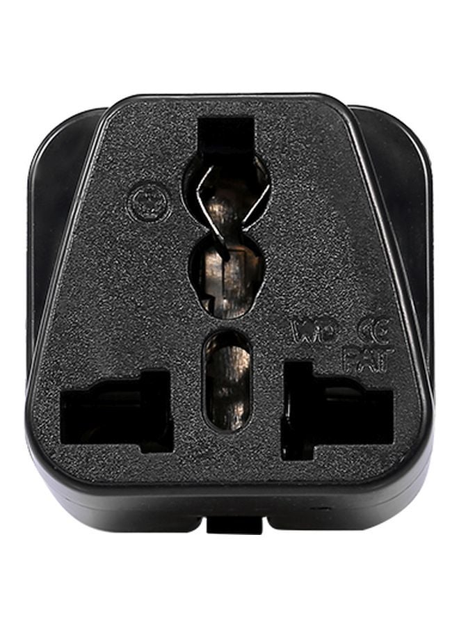 Generic - 5-Hole Universal Plug Adapter Black - Image 1
