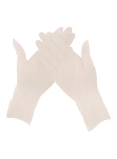 Generic 100-Piece Vinyl Disposable Gloves Clear XL  - Image 1