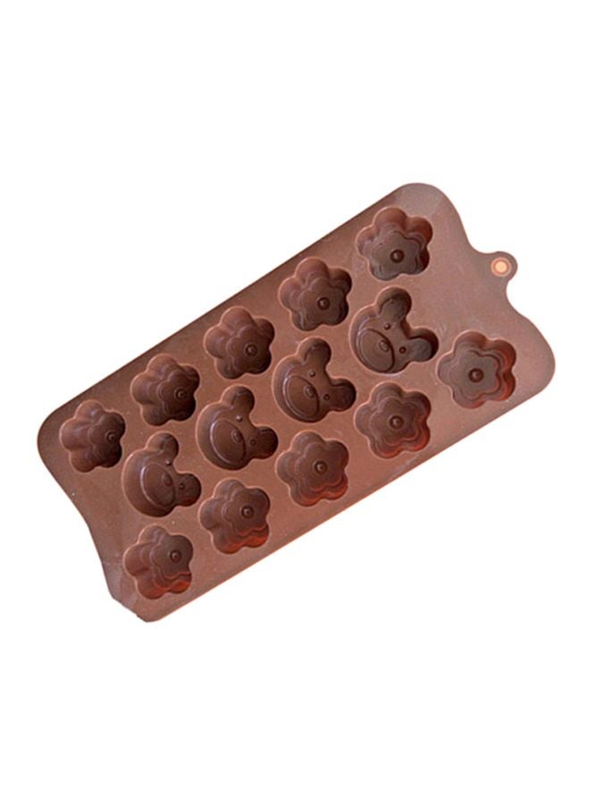 Silicone Ice Cube Mold Coffee 22.5x2x11centimeter - Image 1
