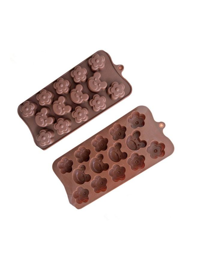 Silicone Ice Cube Mold Coffee 22.5x2x11centimeter - Image 2