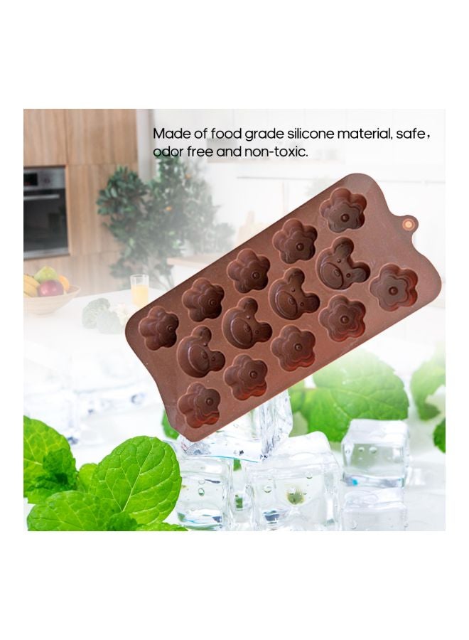 Silicone Ice Cube Mold Coffee 22.5x2x11centimeter - Image 3