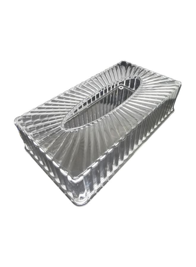Acrylic Tissue Box Clear 25x13centimeter - Image 1