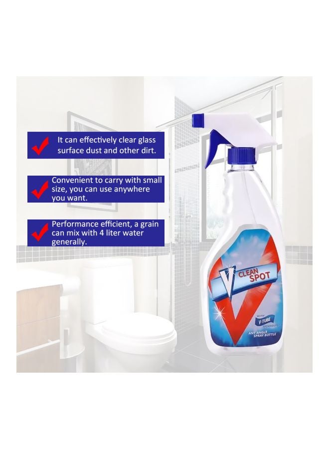 Pack Of 10 Multifunctional Effervescent Cleaner Tablets With Spray Bottle White - Image 4