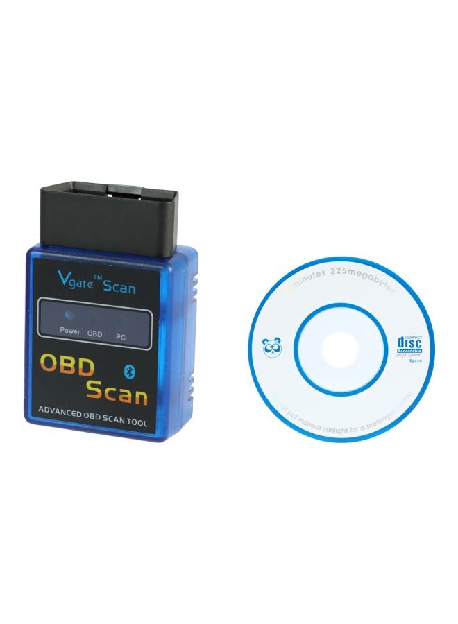 في جايت ماسح ضوئي OBDII أسود/أزرق 10x2.5x6.5سم - Image 3