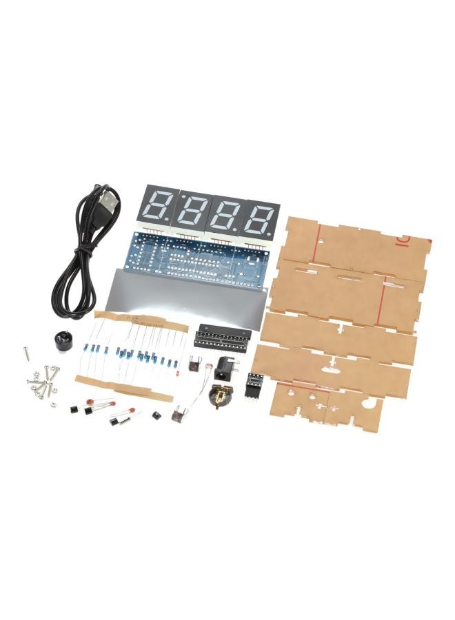 LED Clock Kit White/Black 12.5x4x8.5cm  - Image 5