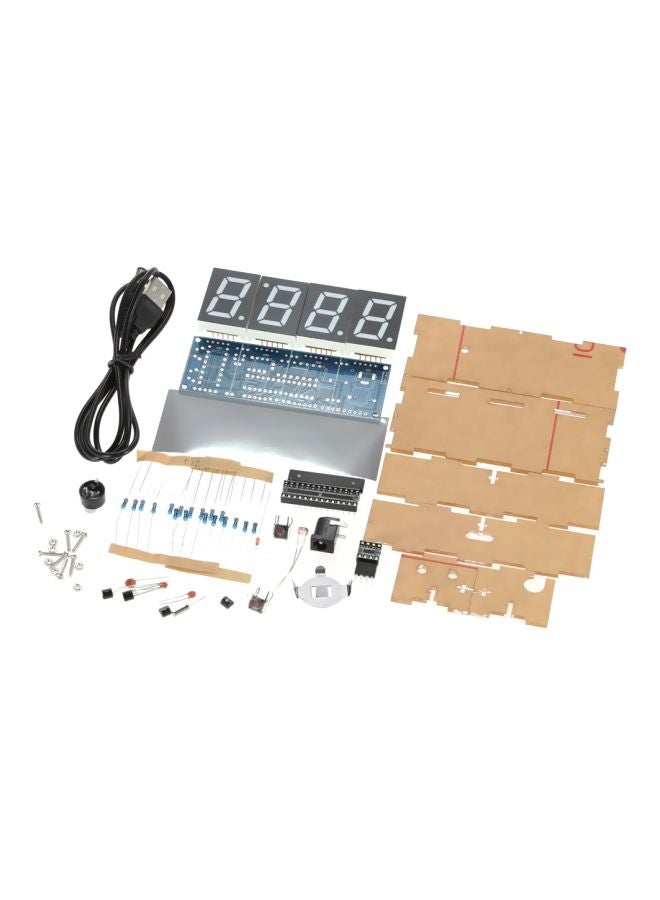 LED Clock Kit White/Black 12.5x4x8.5cm  - Image 2