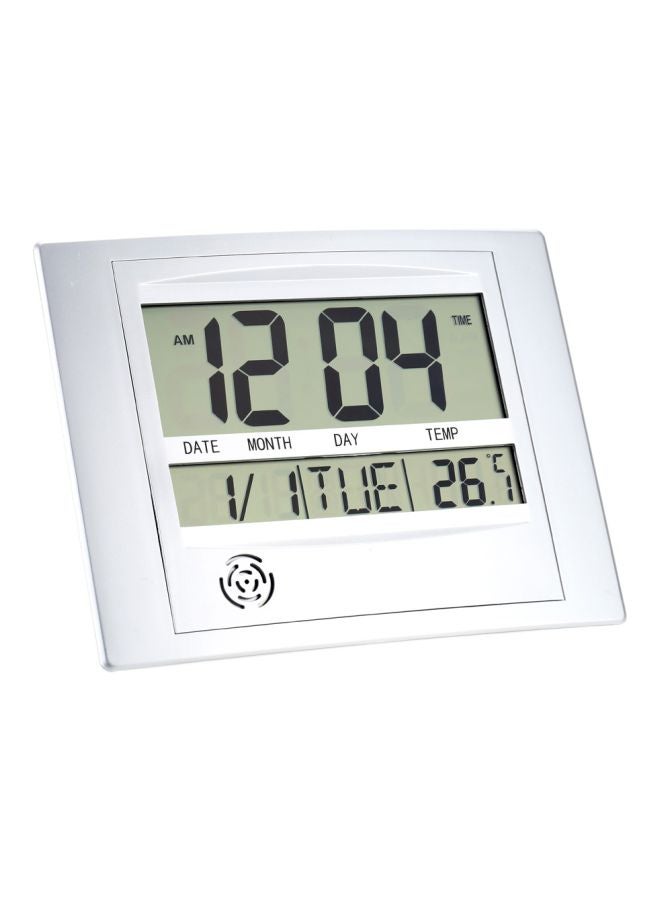 Electronic Temperature Meter Silver 26x3.5x23cm - Image 1