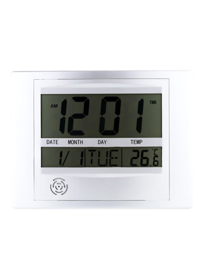 Electronic Temperature Meter Silver 26x3.5x23cm - Image 2