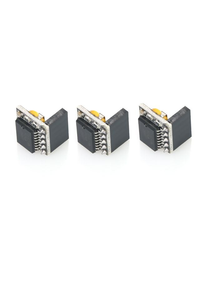 3-Piece High Precision Time Clock Module Black 1.3x1x1.3cm - Image 2