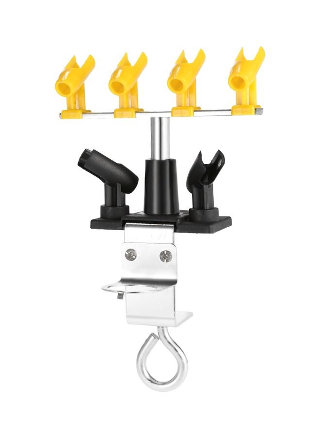KKmoon Airbrush Mount Kit Yellow/Silver/Black 21x7x14cm  - Image 1