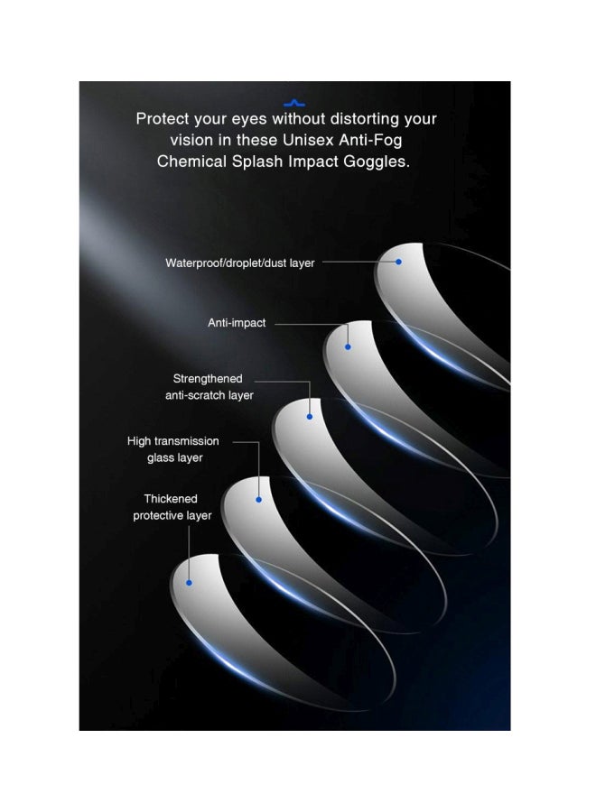 Anti-Fog Protective Goggles Clear 32x6.5x19.5centimeter - Image 4