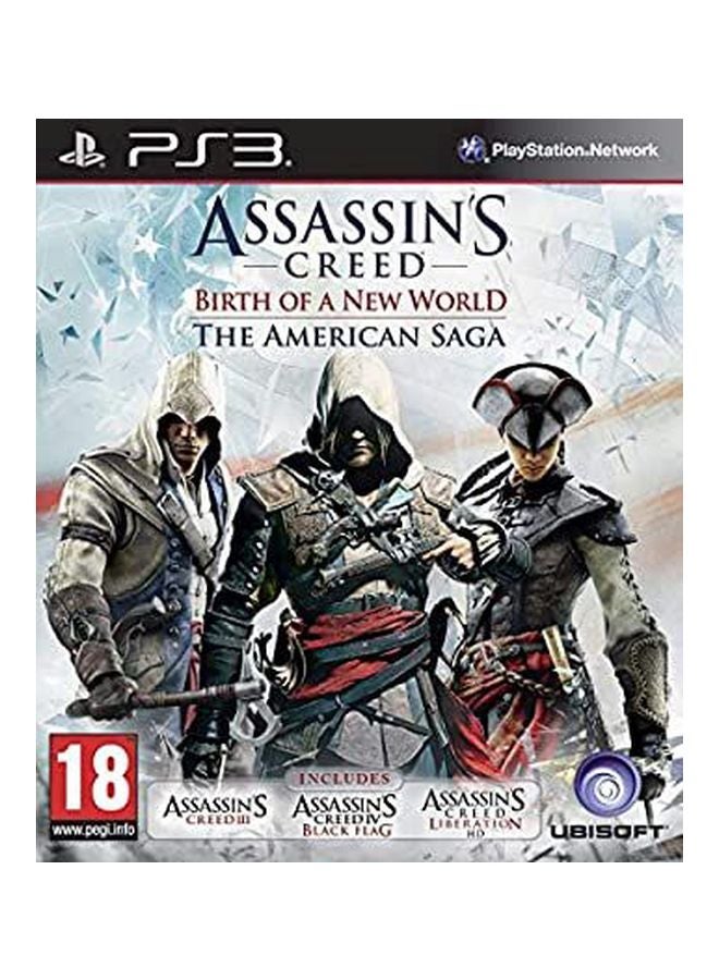 أوبيسوفت لعبة الفيديو 'Assassin's Creed Birth Of A New World: The American Saga' - قتال - بلاي ستيشن 3 (PS3) - Image 1
