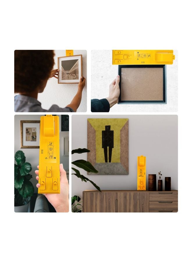 Generic - Level Ruler Tool Yellow 35x3x9cm - Image 1