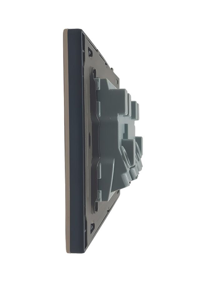 Double 13A Wall Socket With Switch Gold 7x14 cmcentimeter