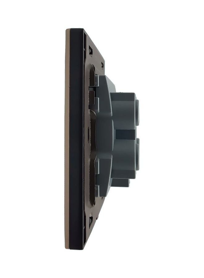 TEMPO Air Conditioner Wall Switch Gold/Red 7x7cmcentimeter  - Image 3
