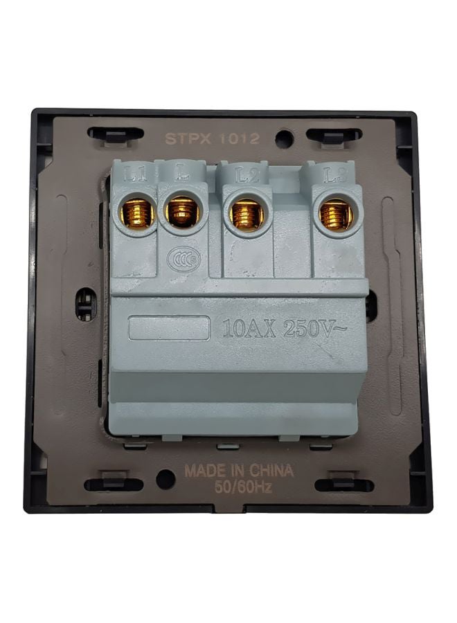 تمبو مفتاح جداري ثلاثي ذهبي 7x7cmØ³Ù†ØªÙŠÙ…ØªØ± - Image 2