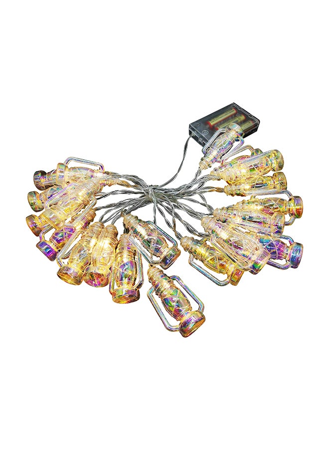 Ramadan 20 LED Vintage Tradational Lantern String Lights warm white 10meter - Image 1