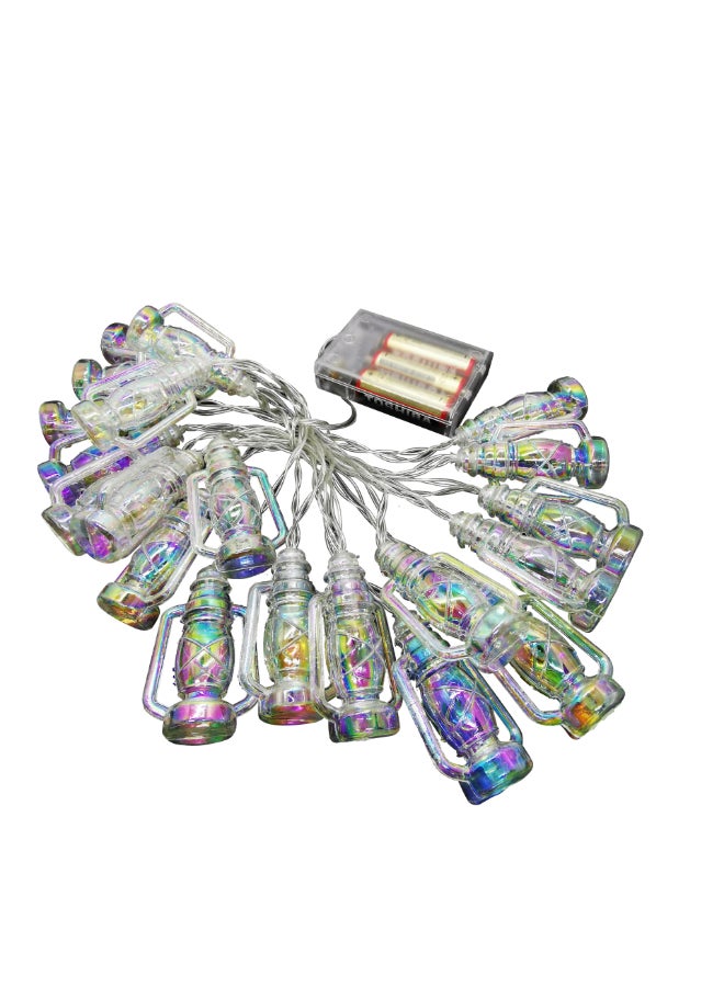 Ramadan 20 LED Vintage Tradational Lantern String Lights warm white 10meter - Image 2