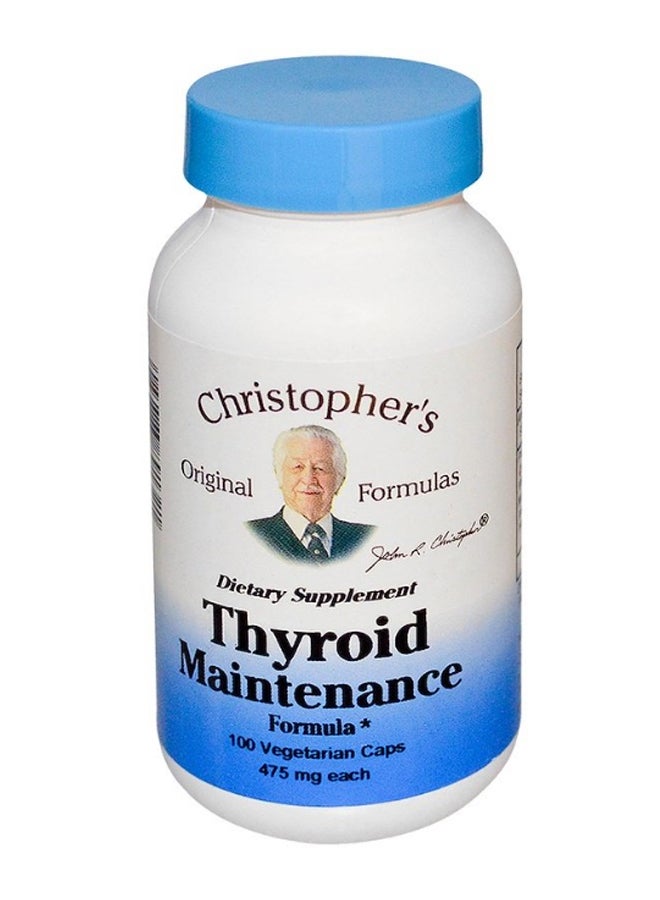 Christopher's Original Formulas Thyroid Maintenance Formula - 100 Capsules  - Image 2