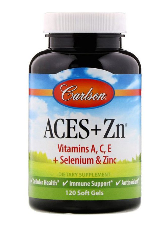 Carlson Labs Aces Plus Zn - 120 Soft Gels  - Image 1