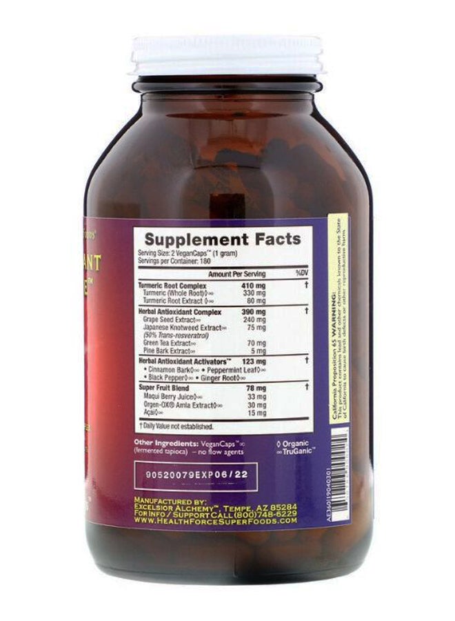 HEALTHFORCE SUPERFOODS Antioxidant Extreme Version 9 - 360 Vegancaps  - Image 2