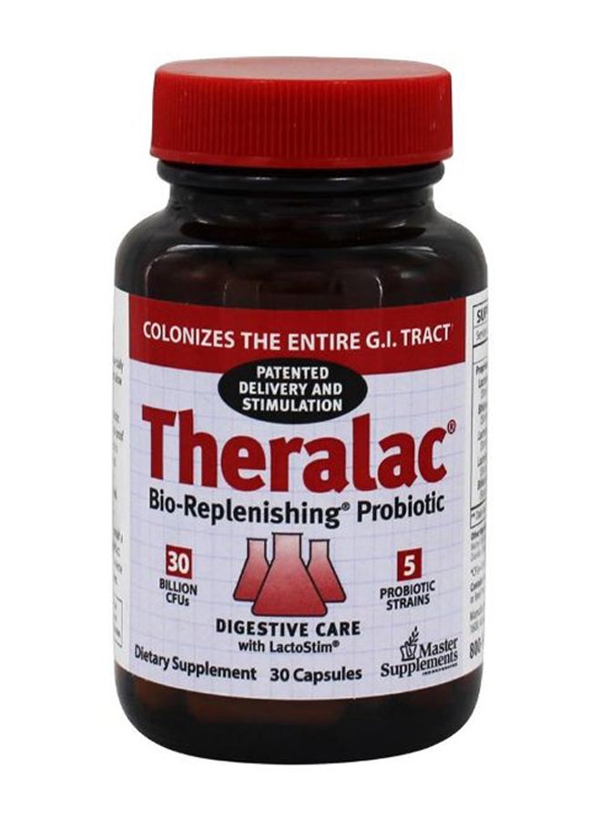 Master Supplements Theralac Bio-Replenishing Probiotic - 30 Capsules 